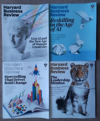 HARVARD BUSINESS REVIEW Magazine Bundle - 4 Issues from 2023/2024 - Volume 101