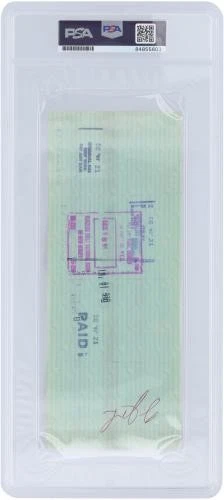 Cheque firmado Tommy John New York Yankees del 10 de noviembre de 1981 - PSA 84855603 Foto 2 de 2