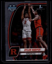 2024-25 Bowman Chrome University Dylan Harper 1st Bowman #22 Rutgers Rookie