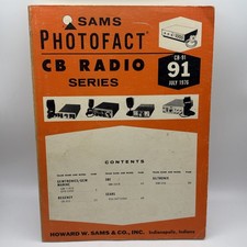SAMS Photofact CB Radio Series Manual CB 91 July 1976