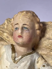 Vintage Christmas Nativity Item Medium 5”x4”x3.5” Chalk-ware Baby Jesus