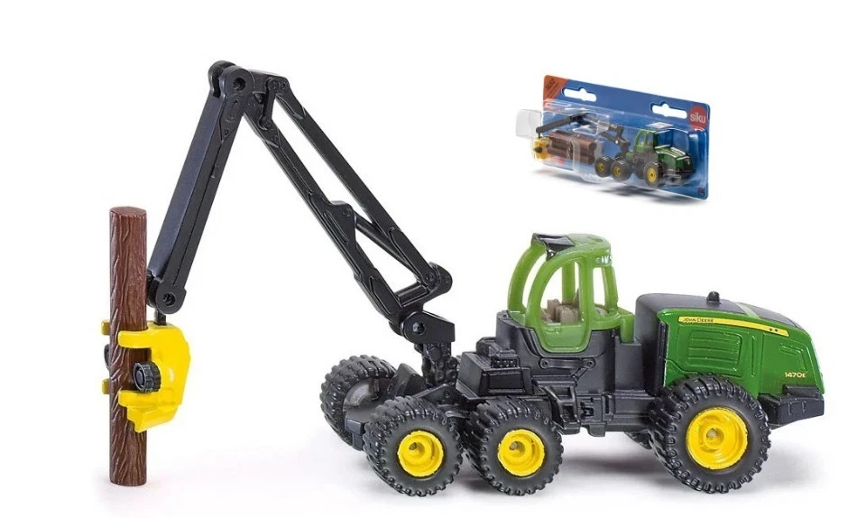 MODELLINO AGRICOLO STATICO SIKU HARVESTER JOHN DEERE SCALA 1:87 - Immagine 3 di 4