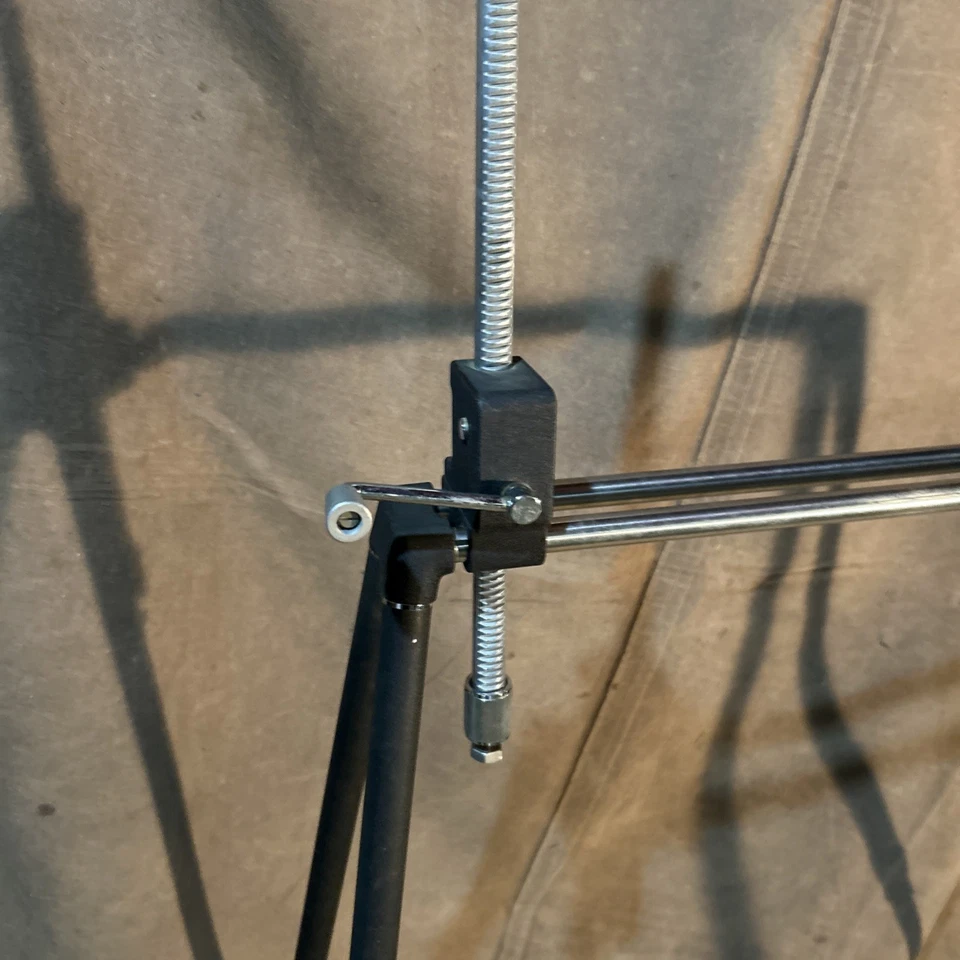 Vtg 5’8” Industrial VET Xray Camera Tripod Telescoping 4 Legs Horizontal Adjust - Image 3 of 4