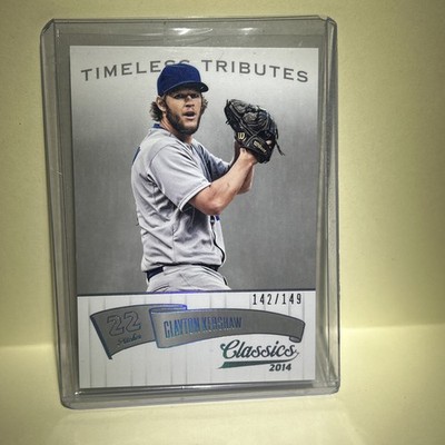 2014 Classics Timeless Tributes Silver #29 Clayton Kershaw Dodgers /149 
