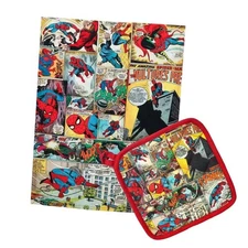 Marvel: Spider-Man - 2-Piece Retro Comic Book Kitchen Gift Set - Bioworld - Tea