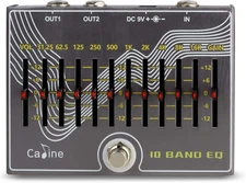 Caline CP-81 10 Band EQ Guitar Effect Pedal V3.0 Compact Pedal Black&White