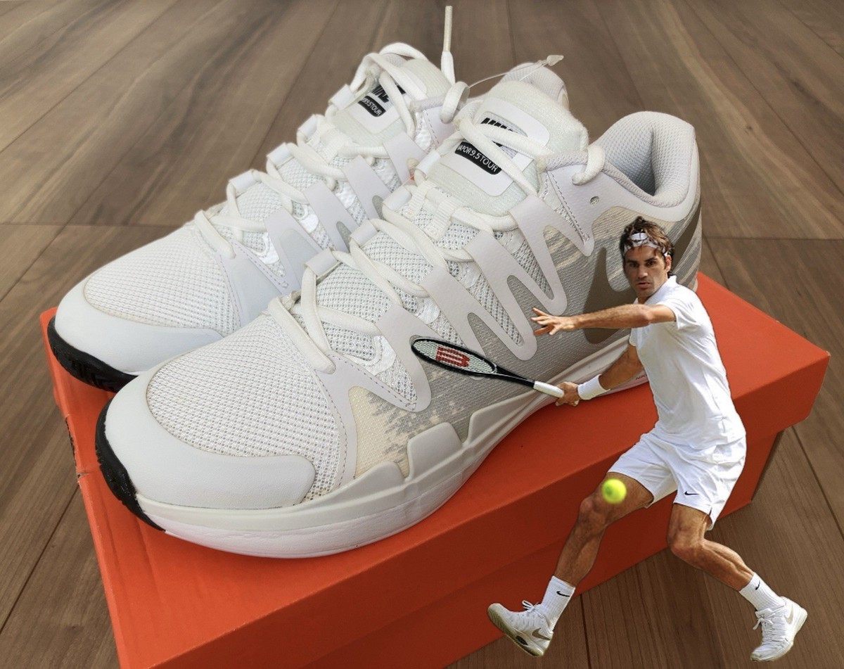 NWB:Nike Zoom Vapor 9.5 Tour 2014 Wimbledon US9 UK8 EUR42.5