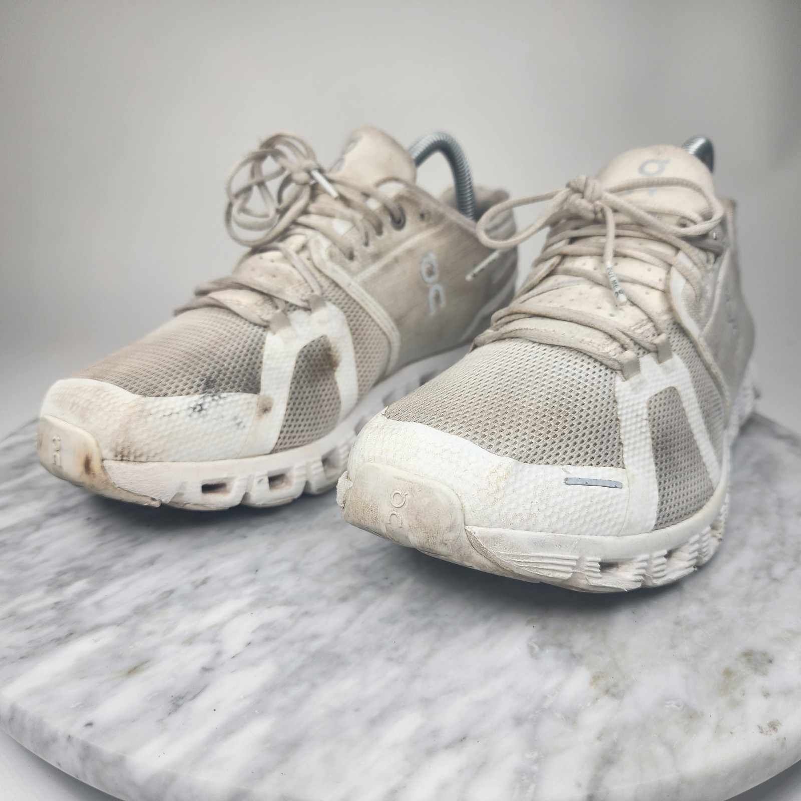 On Cloud Cloud 5 White Mens Running Comfort Atheltic Shoes Size 8 59.98918