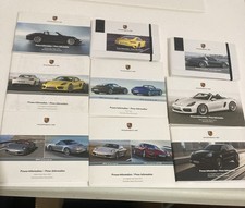 Porsche Press Information Kit Lot of 9 Auto Show Media USB CD Booklets 2011-2015