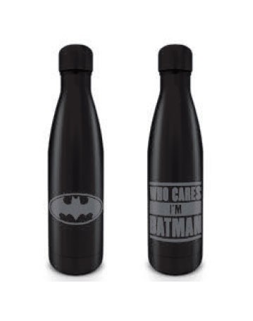 Batman-Trinkflasche „Who Cares I'm Batman Pyramid International“.-image