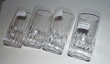 4er SET AJKA BLEIKRISTALL 13cm Longdrinkgläser klar Becher Gläser