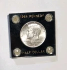 1964 Silver Kennedy Half Dollar Choice Gem Brilliant Uncirculated In Case