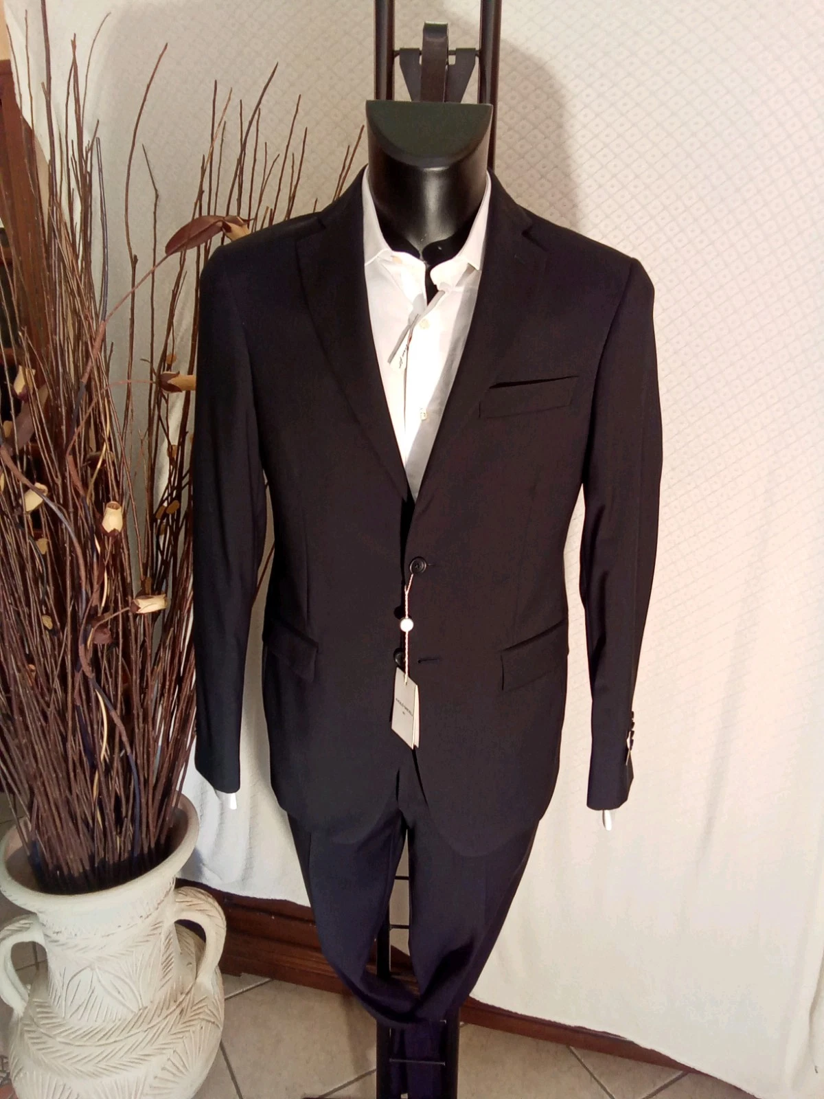 Mens Fresh Wool Fabric Tasmania Dress Size 48 Drop 7 Reg Angel Nardelli