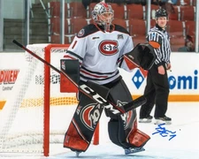 Sanni Ahola signed St. Cloud State Huskies 8x10  Ottawa Charge EXACT PROOF  #2