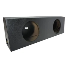 Universal Regular Standard Truck Cab Dual 12" Sub Box Enclosure - Rhino Coated