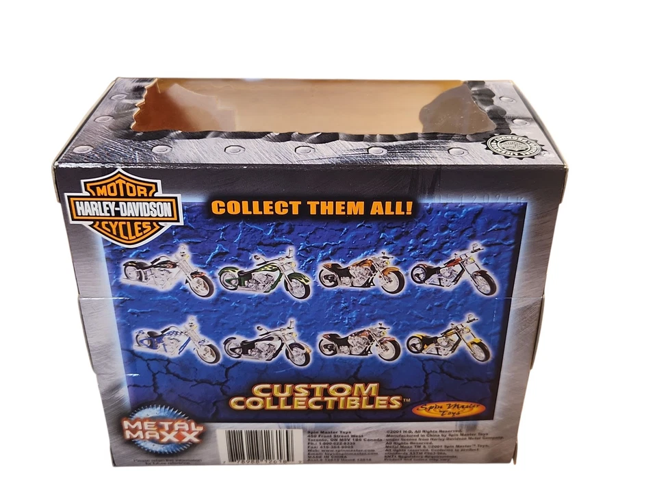 Harley Davidson 1:17 Scale Die Cast 2001 METAL MAXX Spin Master Toys Lot - Image 3 of 4