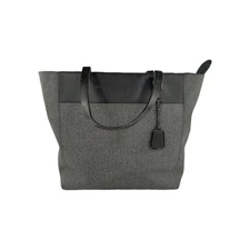 Tumi Sinclair Women's Nora Tote Coated Canvas Gray Brown Laptop Carry On Bag