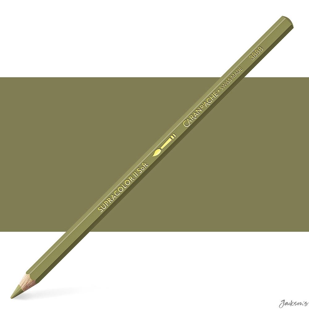 Caran d'Ache Supracolor Soft Watercolour Pencil Cedar Olive Brown 3.8mm Lead