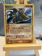 Pokemon Groudon Gold Star 111/113 Holo EX Delta Species  on eBay