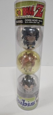 Rare DragonBall Z GT 3 Pack Chibis Figures Jakks SS4 GOKU,SS4 VEGETA, SS4 GOGETA