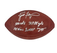 Brett Favre Signed Autographed w/ Inscription Packers Football BAS COA