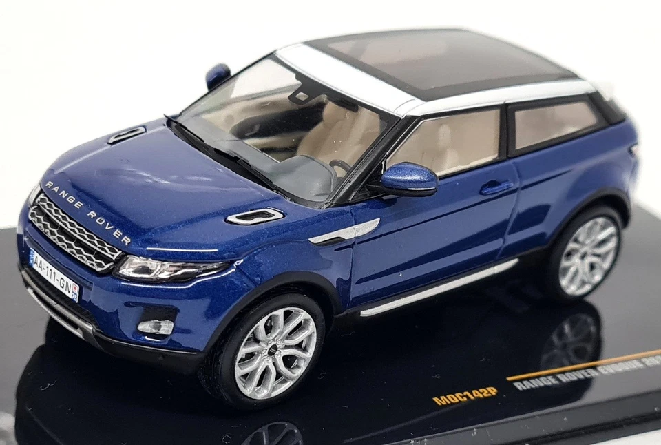Ixo 1/43 - Range Rover Evoque 2011 3Dr Blue MOC142P Diecast Scale Model Car - Image 3 of 4