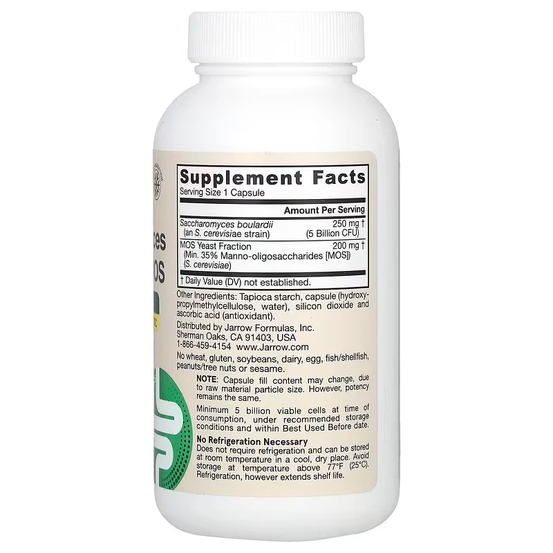 Jarrow Formulas Saccharomyces Boulardii 90 Veg Caps | Probiotic Gut Support - Image 2 of 2