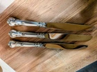 Gorham Chantilly 3 Vintage Sterling Silver Butter Knives Spreaders