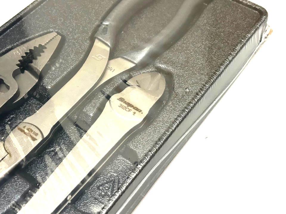 Herramientas a Presión NUEVO PL330ACFDT 3 Piezas Juego de Alicates de Agarre Suave Gris Resistente EE. UU. Foto 2 de 4