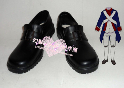 Axis Powers Hetalia Alfred·F·Jones America Black Cosplay Shoes H016