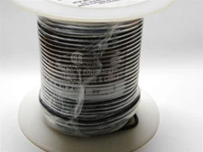 100ft Alpha Wire 3071 Black 22AWG (7/30) AWM1015 105C 600V VW-1 Hook-Up Wire NEW