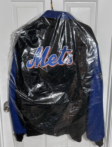 VTG New York NY Mets JH Design Snap Button Jacket 2000 World Series Mens XXL 2XL - Picture 8 of 20