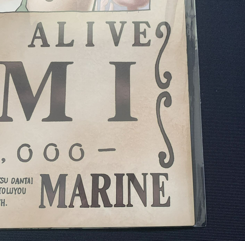 One PIECE NAMI Dead or Alive Wanted A3 Póster Arte Anime Juego Sin Abrir - Imagen 6 de 10