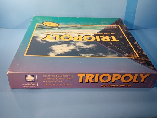 Juego de Mesa Triopoly Edición Inaugural (1997, Reveal) Completo 3 Niveles Monopoly - Imagen 10 de 13