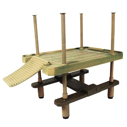 Floating Turtle Pier Basking Platform: Aquarium Fish Tank and Reptile Dock Decor - Picture 2 of 16