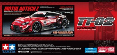 Tamiya 47503 1/10 RC TT02 Chassis Motul Autech Z Nismo Nissan