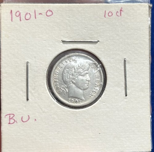 1901-O Barber Dime - Picture 5 of 6