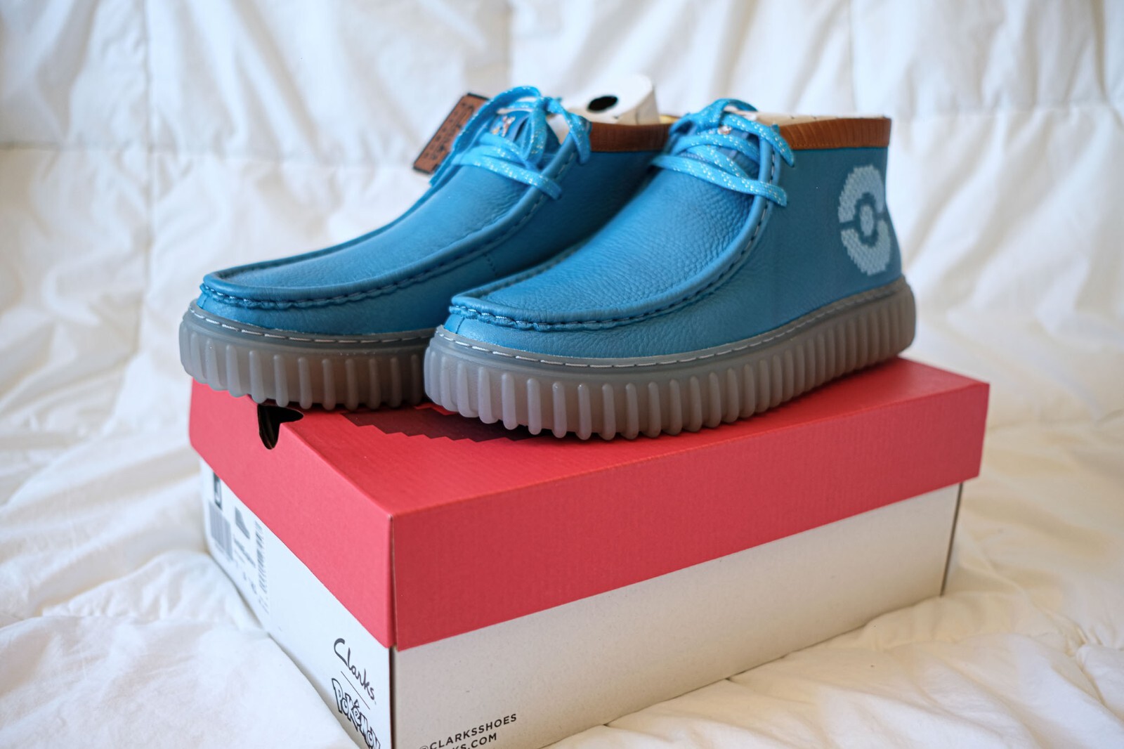 Clarks X Pokemon Torhill Explore Blue Leather (Blastoise) UK 7