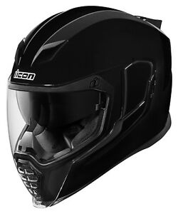 Icon Airflite Fayder White//Black Motorcycle Motorbike HelmetAll Sizes