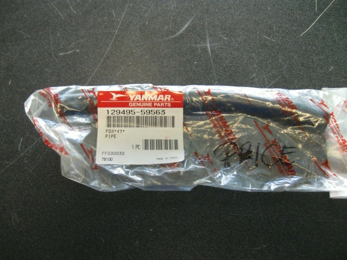 Yanmar 129495-59563 Fuel Oil Pipe JA25 | eBay