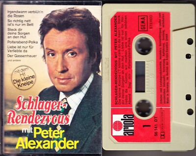MC Schlager-Rendevous mit Peter Alexander - Ariola - Musikkassette