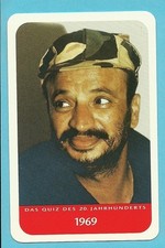 Yasir Yasser Arafat Cool Collector Card Europe President Palestinian Authority