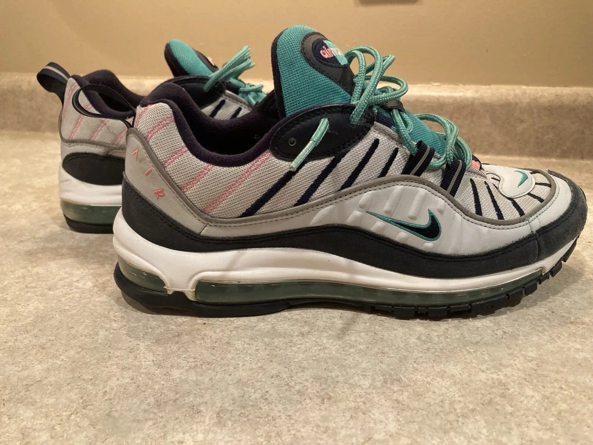靴 NIKE AIR MAX 98 SOUTH BEACH 25cm Air Max 98 'South Beach' - Nike - 640744 005 - pure platinum