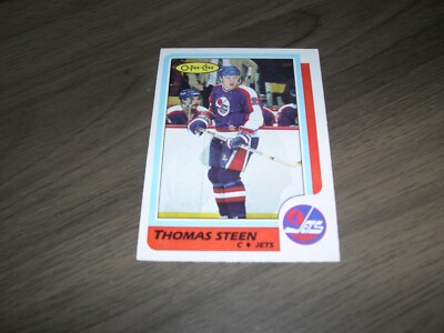 1986-87 opc  # 257 thomas steen