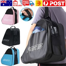 Kids Adult Roller Skate Bag Ice-Skating Bag Adjustable Shoulder Strap Ice Skates