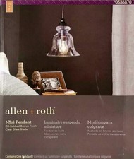 Allen Roth Eastview 35 In 2 Light Oil Rubbed Bronze Island Light