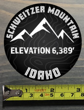 Schweitzer Mountain Sticker Decal Idaho Sun Valley Grand Targhee Ski Snowboard