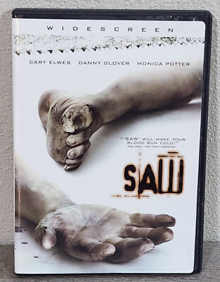 Saw DVD (2004) Widescreen - Horror, Thriller - Used, Good Cond.