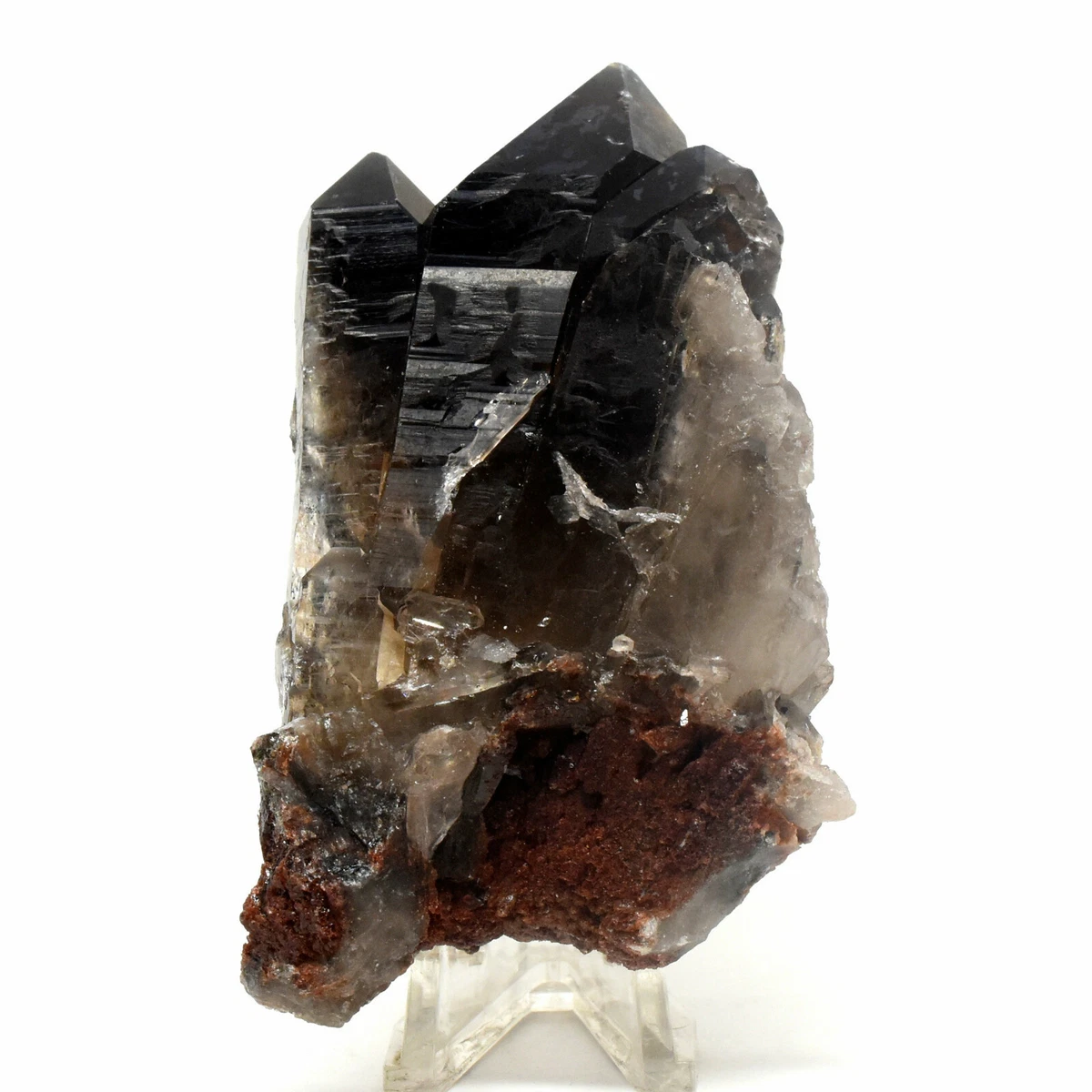 210g Smoky Quartz Cluster Natural Druzy Mineral Cairngorm Crystal Stone Brazil