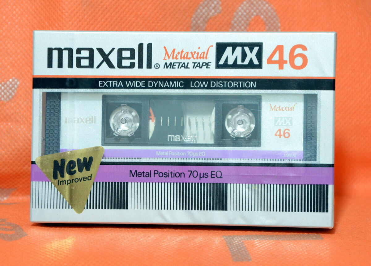 Maxell MX 46 Japan 1982 TYPE IV Metal Tape Cassette SEALED JP Market